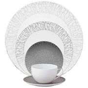 TAC 02 Skin Platinum Rim Soup Bowl by Walter Gropius for Rosenthal Dinnerware Rosenthal