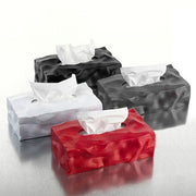 Wipy Crinkle Rectangular Tissue Box Cover by Essey Facial Tissue Holders Essey 