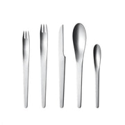 AJ 5 Piece Place Setting by Arne Jacobsen for Georg Jensen Flatware Georg Jensen