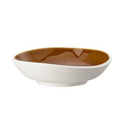 Junto Stoneware Deep Plate for Rosenthal Dinnerware Rosenthal Deep Plate 6.5" Amber