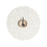 Petal Pressed Round Vinyl Placemats by Chilewich Set of 4 Placemat Chilewich Porcelain