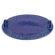 Rua Nova Handled Cheese Tray by Bordallo Pinheiro Cheese Tray Bordallo Pinheiro Indigo