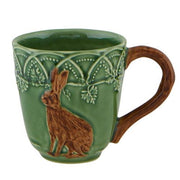 Woods Mug, Hare, 15 oz by Bordallo Pinheiro Dinnerware Bordallo Pinheiro