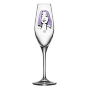All About You 7.5 oz. Champagne Glass, Set of 2 by Sara Woodrow for Kosta Boda Glassware Kosta Boda Forever Mine