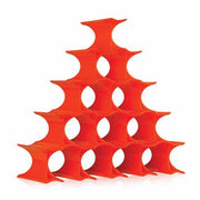 Infinity Wine Rack by Ron Arad for Kartell Wine Rack Kartell Orange