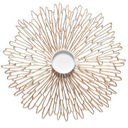 Chilewich: Bloom Pressed Vinyl Placemats, Set of 4 Placemat Chilewich Champagne