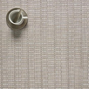 Chilewich: Thatch Woven Vinyl Placemats, Set of 4 Placemat Chilewich Rectangle 14" x 19" Pebble