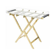 Stand for Large Float Clear Acrylic Tray by St. James St. James Gold