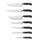 Kitchen & Serving Knife Sets of 7 with Lucite Handles by Berti Knive Set Berti Black lucite