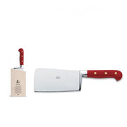 Insieme Cleavers with Lucite Handles by Berti Italy Knife Berti Red lucite