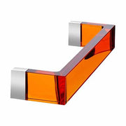 Rail Towel Bar by Ludovica & Roberto Palomba for Kartell Bathroom Kartell 11" Tangerine/Transparent 