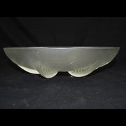 Art Deco Papyrus Pattern Centerpiece Glass Bowl by Verlys Vases Bowls & Objects Verlys 