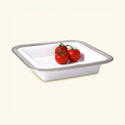 Luisa Square Serving Dish by Match Pewter Dinnerware Match 1995 Pewter