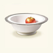 Viviana Round Footed Serving Bowl by Match Pewter Dinnerware Match 1995 Pewter