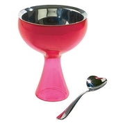 Big Love Ice Cream Bowl & Spoon by Miriam Mirri for Alessi Bowls Alessi Hot Pink