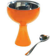 Big Love Ice Cream Bowl & Spoon by Miriam Mirri for Alessi Bowls Alessi Orange