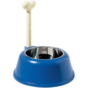 Lupita Large Dog Bowl, Black or Red Orange, 12.5" by Miriam Mirri for Alessi Dog Alessi