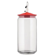 LulaJar Pet Dog Food Canister, 10.75" by Miriam Mirri for Alessi Dog Alessi Red 