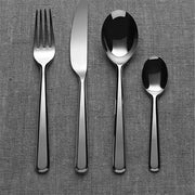 Amici Flatware, Teaspoon, 5" Set of 6 by BIG GAME for Alessi Flatware Alessi 