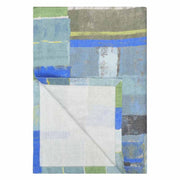 Achara - Azure Linen Throw 51" x 71" by Designers Guild Throws Designers Guild 