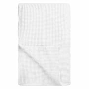 Alba Woven Cotton Throws by Designers Guild Throws Designers Guild Standard 96" x 88" Alabaster - White 