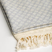 Modern Love Luxury Hand Flat Woven Turkish Cotton Towel, Set of 2 Towel Etisha Hand Towel Set of 2 Slate Blue 