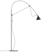 Ayno 125.5" Steel Floor Lamps Designed by Stefan Diez for Midgard Lighting Midgard Black 