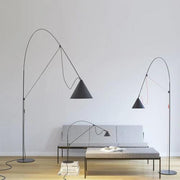 Ayno 125.5" Steel Floor Lamps Designed by Stefan Diez for Midgard Lighting Midgard 