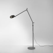 Demetra LED Floor Lamp by Naoto Fukasawa for Artemide Lighting Artemide Anthracite Grey Warm 3000K 