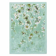 Assam Blossom - Emerald Linen Throw 51" x 71" by Designers Guild Throws Designers Guild 