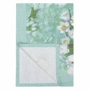 Assam Blossom - Emerald Linen Throw 51" x 71" by Designers Guild Throws Designers Guild 