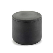 Cose Round Box with Lid, Dark Grey, 2.5" by Bertrand Lejoly for Serax Bath Serax