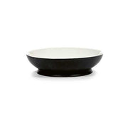 Ra Porcelain Bowl, Black/Off-White, Set of 2 by Ann Demeulemeester for Serax Dinnerware Serax Soup Bowl 7.4" Set of 2 