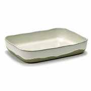 La Nouvelle Table Stoneware Oven Dish N°10, Off-White, 11.8" x 8.7", Set of 4 by Merci for Serax Dinnerware Serax 