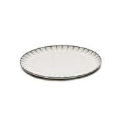 Inku Stoneware Dessert Plate, White, 8.2", Set of 4 by Sergio Herman for Serax Dinnerware Serax 