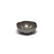 Inku Stoneware Ribbed Bowl M, Green, 5 oz., 4.3", Set of 4 by Sergio Herman for Serax Dinnerware Serax