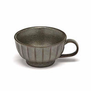 Inku Stoneware Cappuccino Cup, Green, 6.7 oz., Set of 4 by Sergio Herman for Serax Dinnerware Serax Coffee Cups - Set of 4 