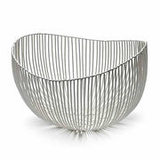 Metal Sculpture Tale Basket, White, 11.8" by Antonino Sciortino for Serax Vases, Bowls, & Objects Serax 