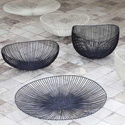 Metal Sculpture Fruit Basket Nana, Black, 13.7" by Antonino Sciortino for Serax Vases, Bowls, & Objects Serax 