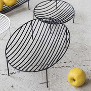 Metal Sculpture Fruit Basket Nana, Black, 13.7" by Antonino Sciortino for Serax Vases, Bowls, & Objects Serax