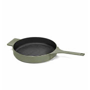 Surface Enameled Cast Iron Grill Pan, 10.2" by Sergio Herman for Serax Cookware Serax Camo Green 