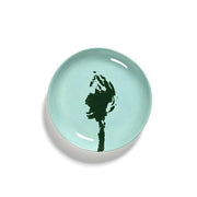 Feast 6.3" Azure Blue Green Artichoke Bread and Butter Plate, set of 4 by Yotam Ottolenghi for Serax Bowls Serax