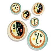 Feast 13.8" Azure Blue Gold Pepper Serving Plate by Yotam Ottolenghi for Serax Plates Serax