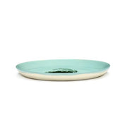 Feast 8.7" Artichoke Green Salad Plate, set of 2 by Yotam Ottolenghi for Serax Plates Serax