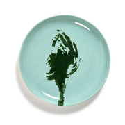 Feast 8.7" Artichoke Green Salad Plate, set of 2 by Yotam Ottolenghi for Serax Plates Serax