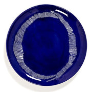 Feast 10.2" Lapis Lazuli Swirl Plate, set of 2 by Yotam Ottolenghi for Serax Plates Serax