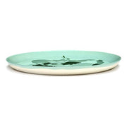 Feast 10.2" Azure Pepper Green Plate, set of 2 by Yotam Ottolenghi for Serax Plates Serax