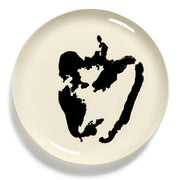 Feast 10.2" White Black Pepper Plate, set of 2 by Yotam Ottolenghi for Serax Plates Serax