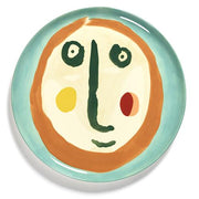 Feast 13.8" Face Azure Blue Serving Plate by Yotam Ottolenghi for Serax Plates Serax