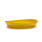 Feast 11.8" Sunny Yellow Black Swirl Swirl Serving Plate by Yotam Ottolenghi for Serax Bowls Serax